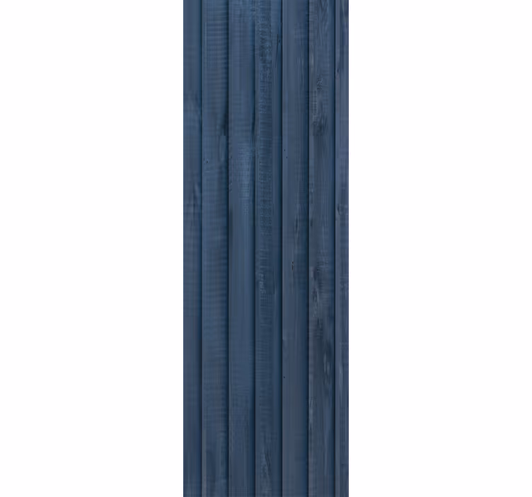 Papel pintado madera estilo madera cruda azul - TenVinilo