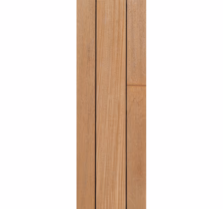 Papel pintado madera tablones marrones sencillos - TenVinilo