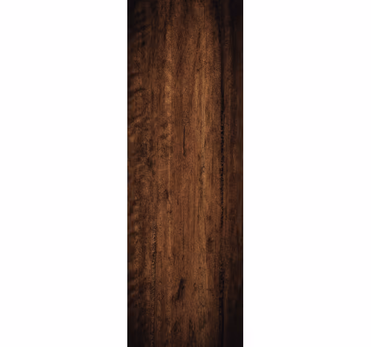 Papel pintado salón madera envejecida marrón oscuro cruda - TenVinilo