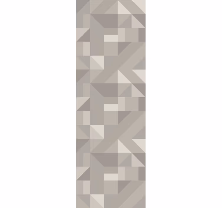 Papel pintado geométrico tonos beige neutros - TenVinilo
