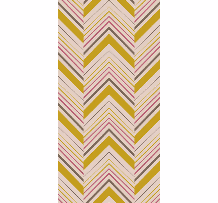 Papel pintado rayas estilo de patrón chevron - TenVinilo