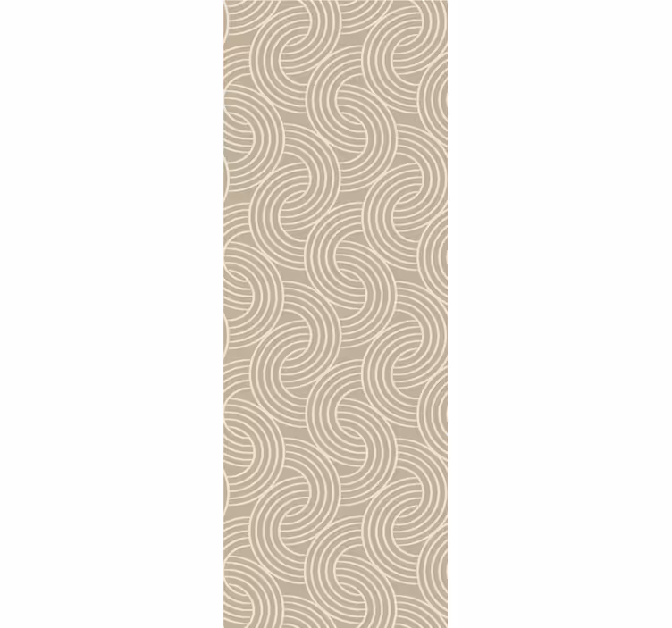 Papel pintado despacho patrones curvos elegantes - TenVinilo