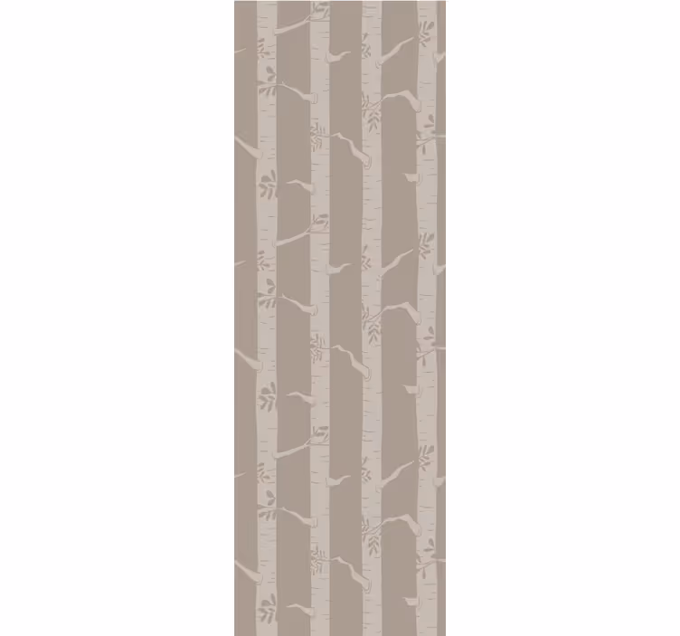 Papel pintado árboles patrón de bosque de bambú - TenVinilo