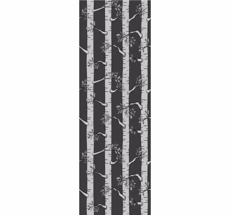 Papel pintado árboles elegante bosque de abedules - TenVinilo