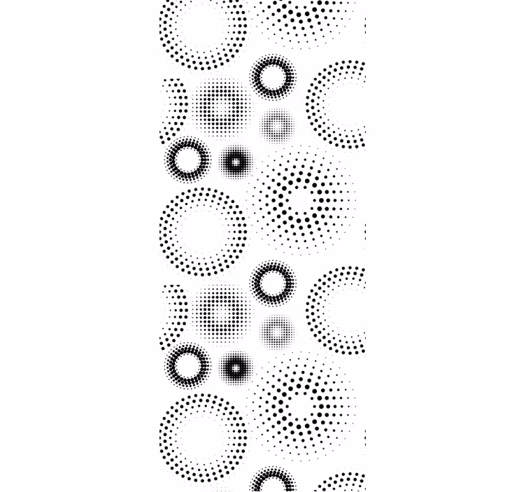 Papel pintado lunares geometría puntillista - TenVinilo