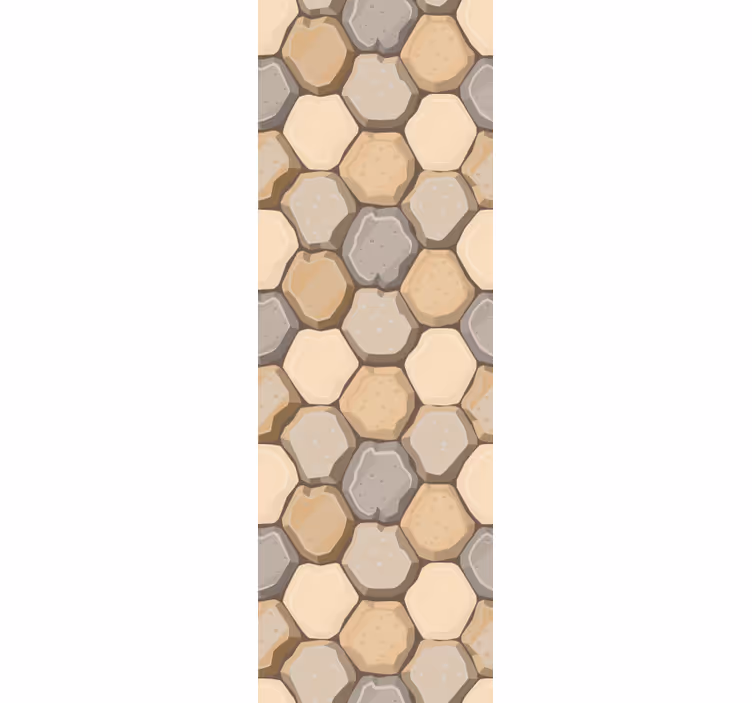 Papel pintado texturas hexágonos de panal - TenVinilo
