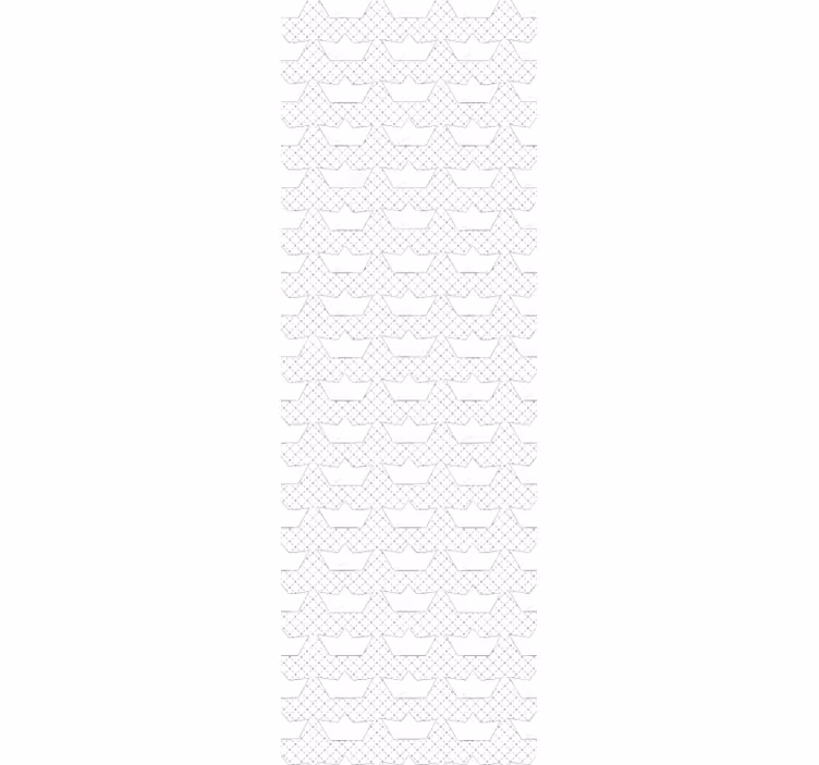 Papel pintado infantil patrón de barcos de papel - TenVinilo
