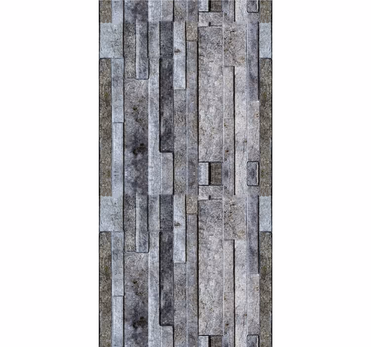 Papel pintado piedra elegante motivo gris - TenVinilo