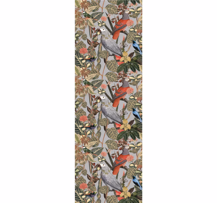 Papel pintado loros patrón de loro exótico - TenVinilo