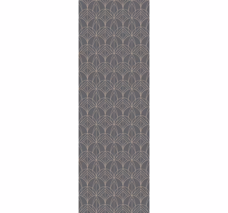 Papel pintado salón diseño de patrón elegante en color gris. - TenVinilo