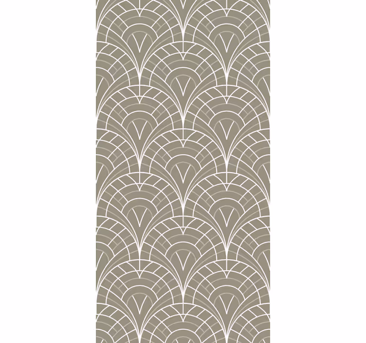 Papel pintado moderno patrones de líneas curvas - TenVinilo