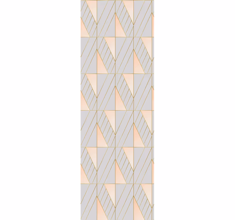 Papel pintado moderno formas geométricas en capas - TenVinilo
