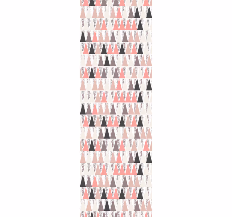 Papel pintado geométrico triángulos escandinavos - TenVinilo