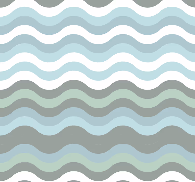 Papel pintado rayas olas escandinavas - TenVinilo