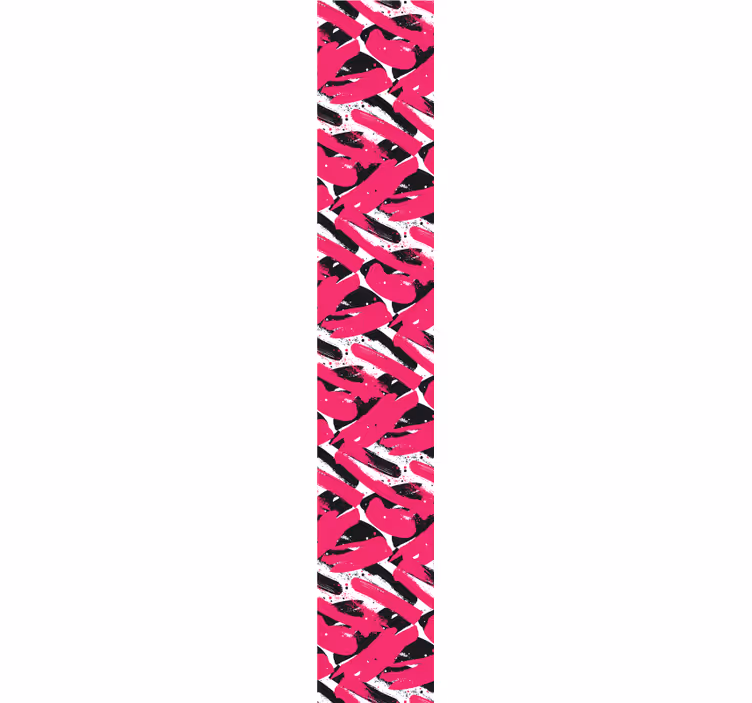 Papel pintado pinceladas fucsia y negro - TenVinilo
