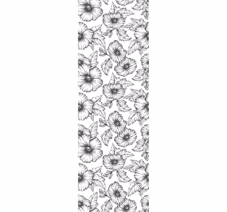 Papel para paredes de flores Mallow - TenVinilo