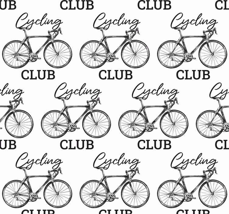 Papel pintado salón club ciclista - TenVinilo