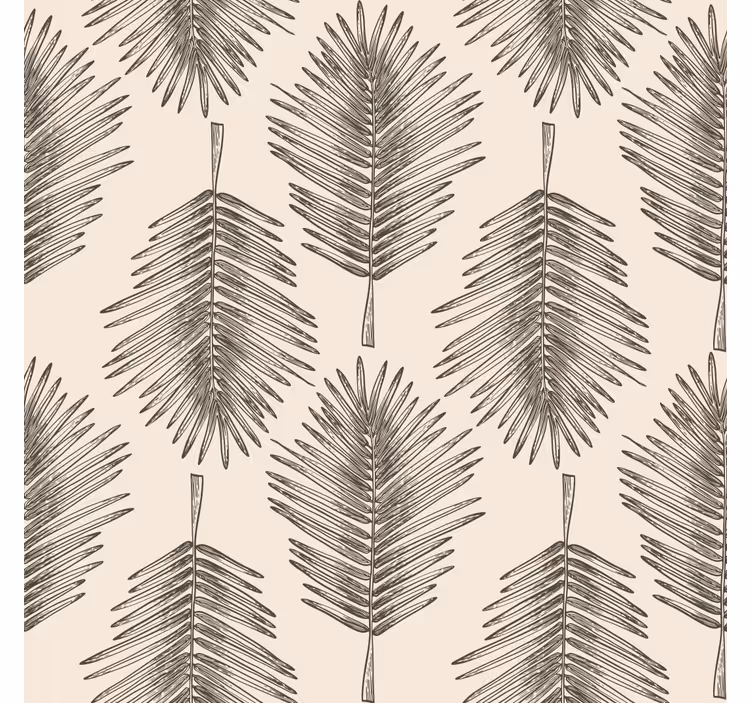 Papel pared para salón hoja plantas - TenVinilo