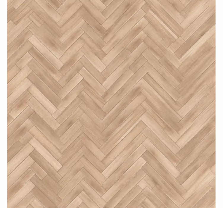 Papel pintado dormitorio efecto madera clara - TenVinilo