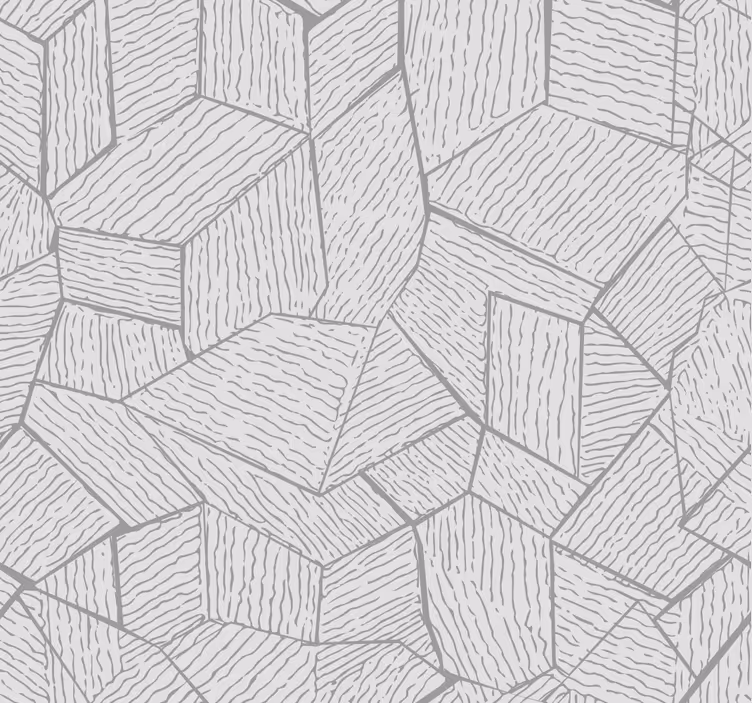 Papel pintado gris efecto de tela africana - TenVinilo