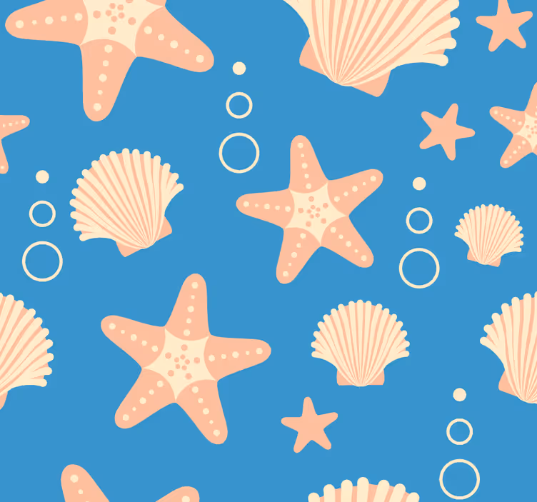 Papel pintado naturaleza motivos marinos - TenVinilo