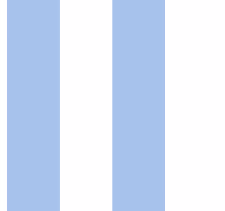 Papel pintado rayas verticales tonos azules y blancos - TenVinilo