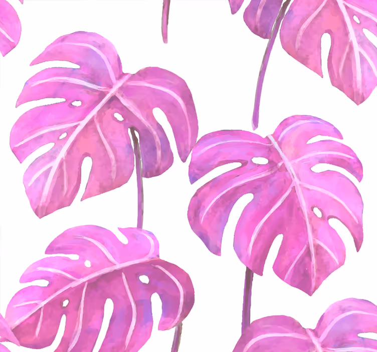 Papel pintado hojas monstera deliciosa - TenVinilo