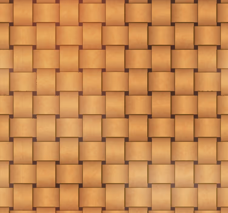 Papel pintado madera patrón de rejilla  - TenVinilo