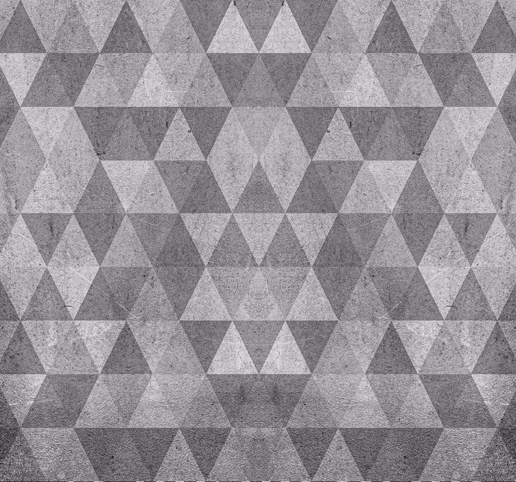 Papel pintado hormigón triángulos para oficina - TenVinilo