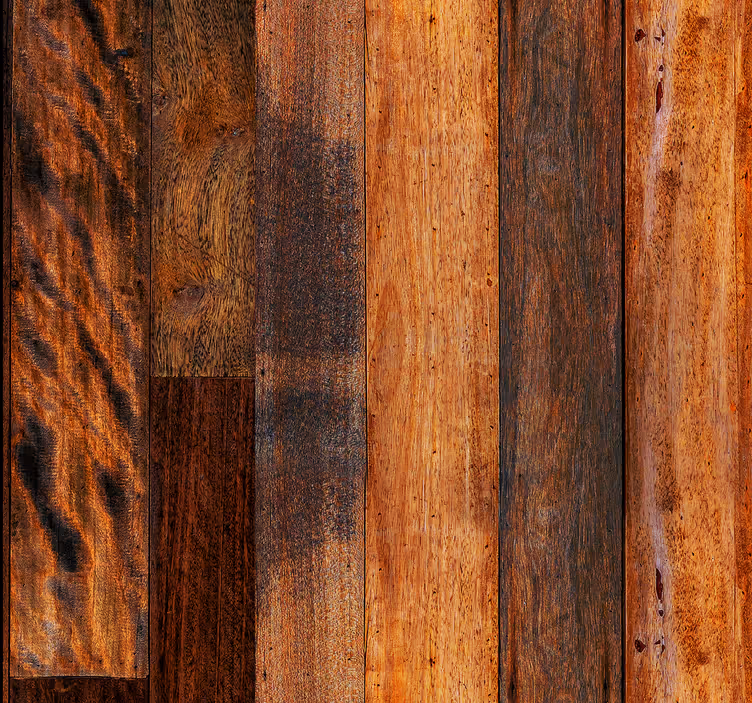 Papel pintado madera listón envejecido - TenVinilo