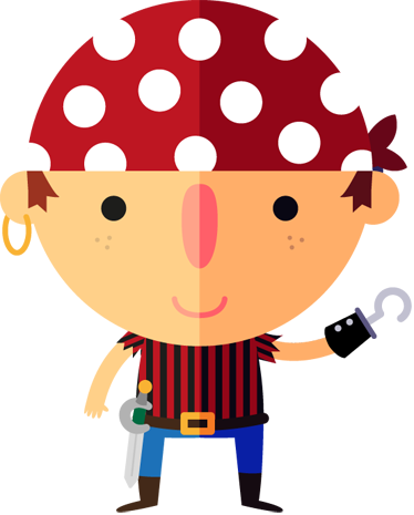 Resultado de imagen de pirata infantil