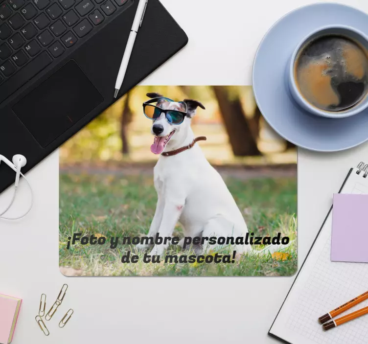 Alfombrilla de ratón personalizable mascota - TenVinilo