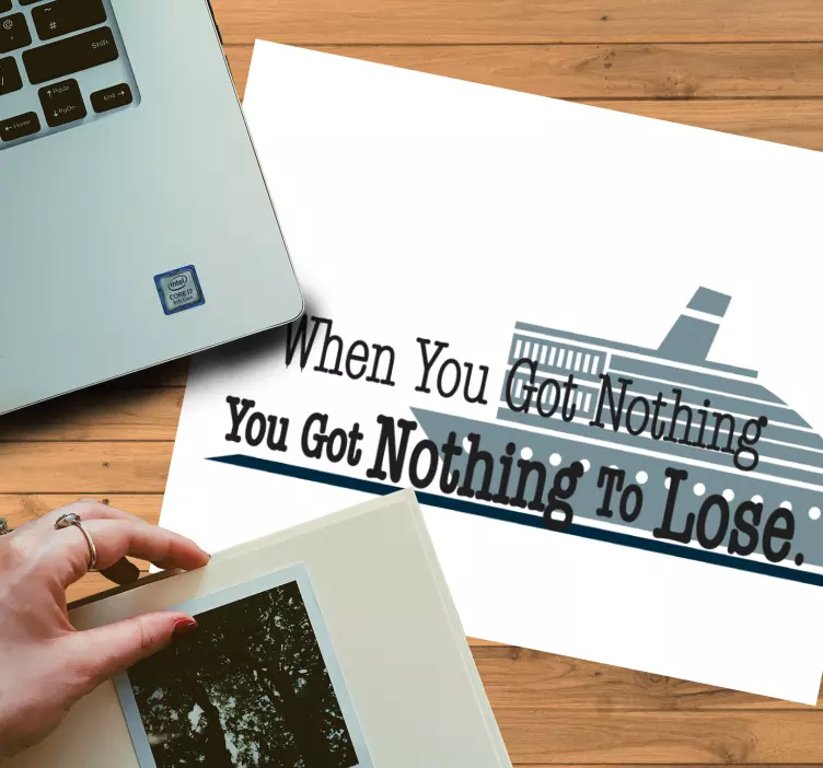 Alfombrilla ratón frases cita motivacional gráfica - TenVinilo