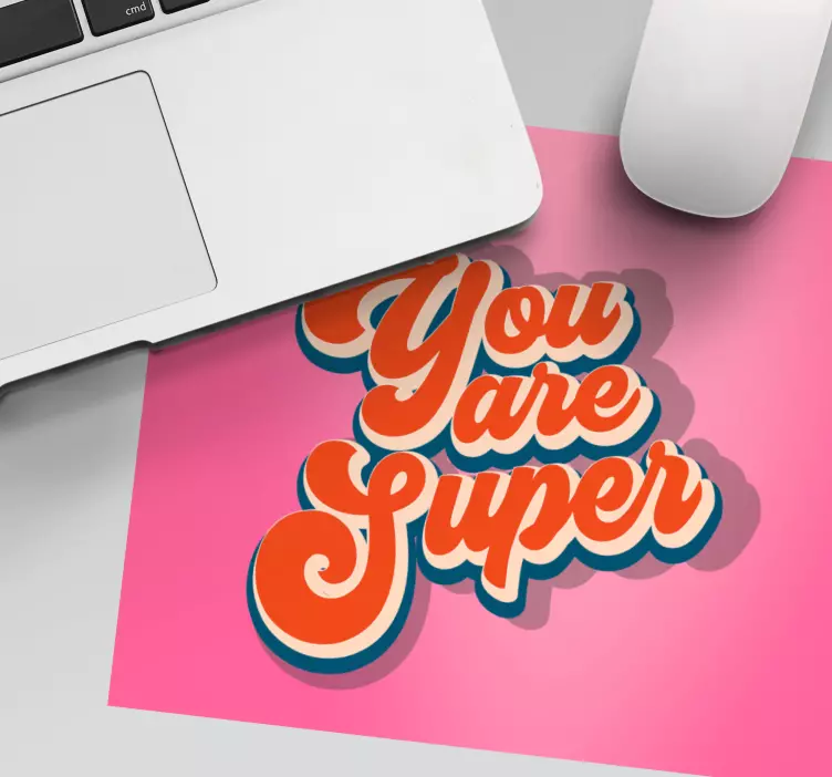 Alfombrilla ratón frases soy capaz de lograrlo - TenVinilo