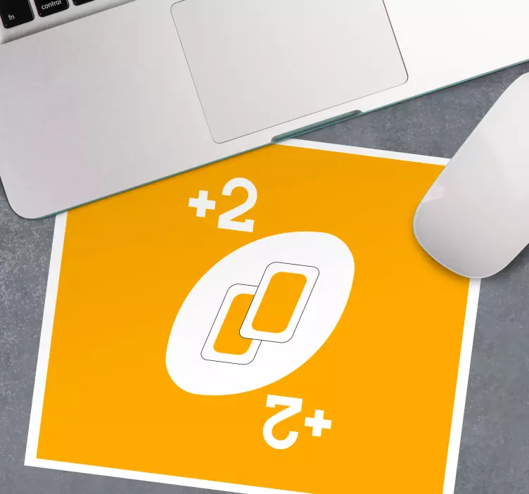 Alfombrilla ratón gaming +2 símbolo de juego - TenVinilo