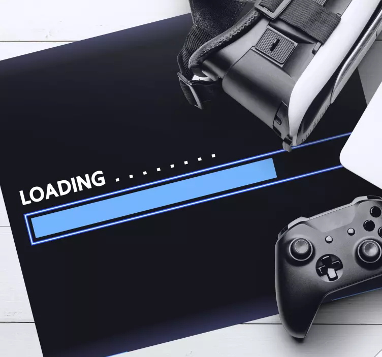 Alfombrilla ratón gaming barra de progreso de carga - TenVinilo