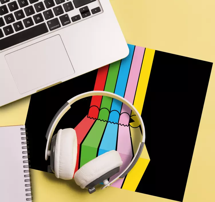 Alfombrilla ratón gaming diseño de lápices coloridos - TenVinilo