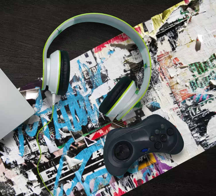 Alfombrilla ratón gaming estilo urbano street - TenVinilo