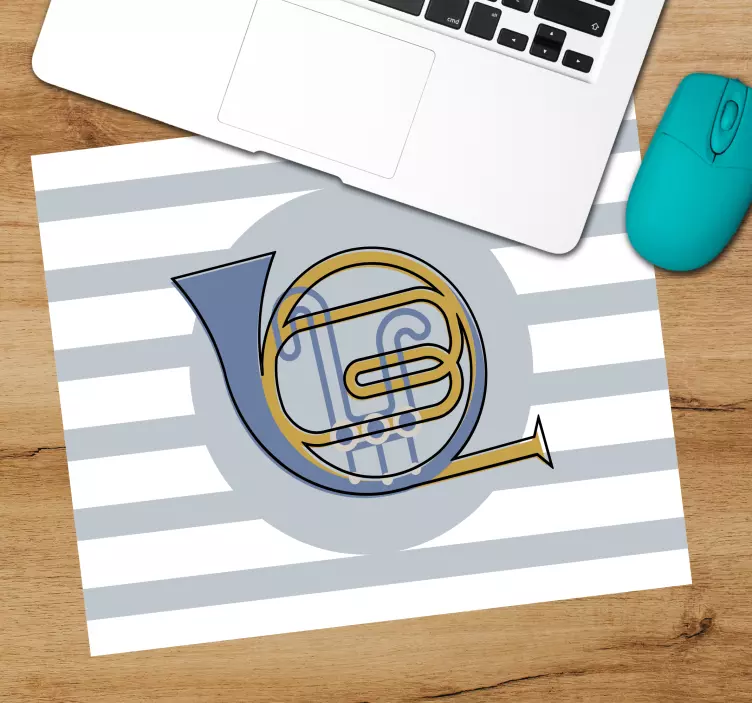 Alfombrilla ratón gaming símbolo de instrumento musical - TenVinilo