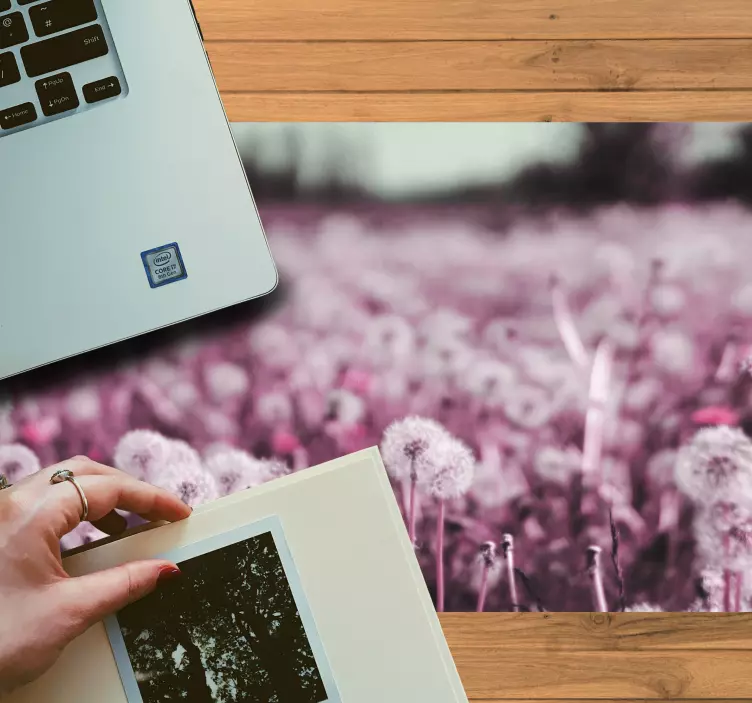 Alfombrilla ratón original campo de diente de león - TenVinilo