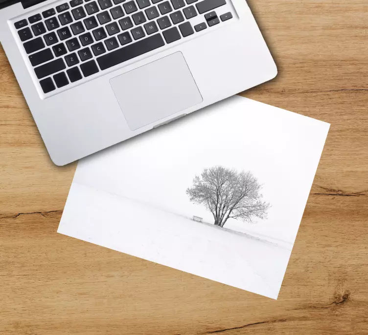 Alfombrilla ratón original escena del Árbol solitario - TenVinilo