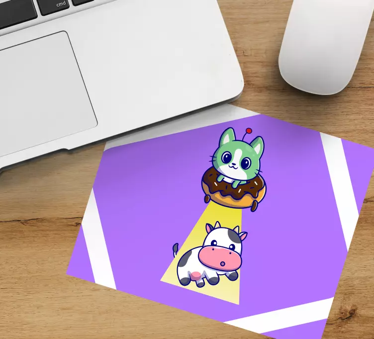 Alfombrilla ratón original figuras de criaturas encantadoras - TenVinilo