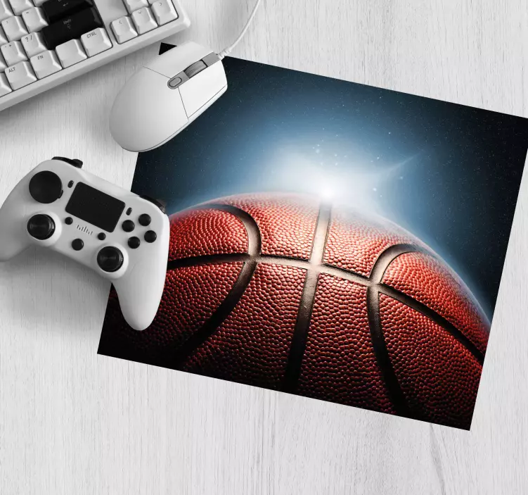 Alfombrilla de ratón planeta baloncesto - TenVinilo