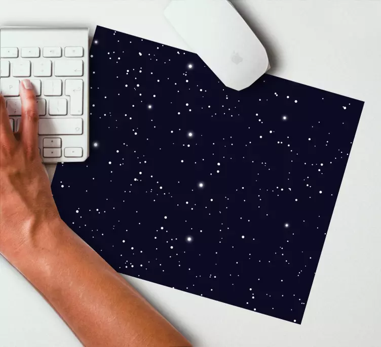 Alfombrilla ratón textura campo estelar cósmico - TenVinilo