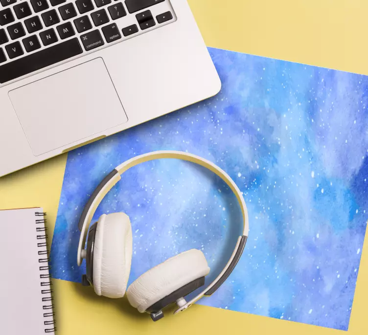 Alfombrilla ratón textura cósmica estrellada - TenVinilo