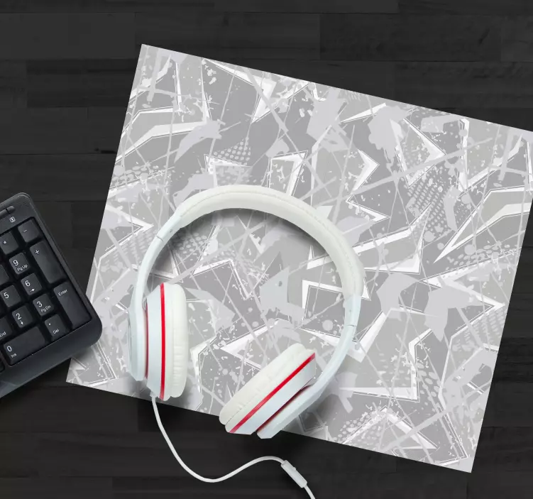 Alfombrilla ratón textura figuras geométricas abstractas - TenVinilo