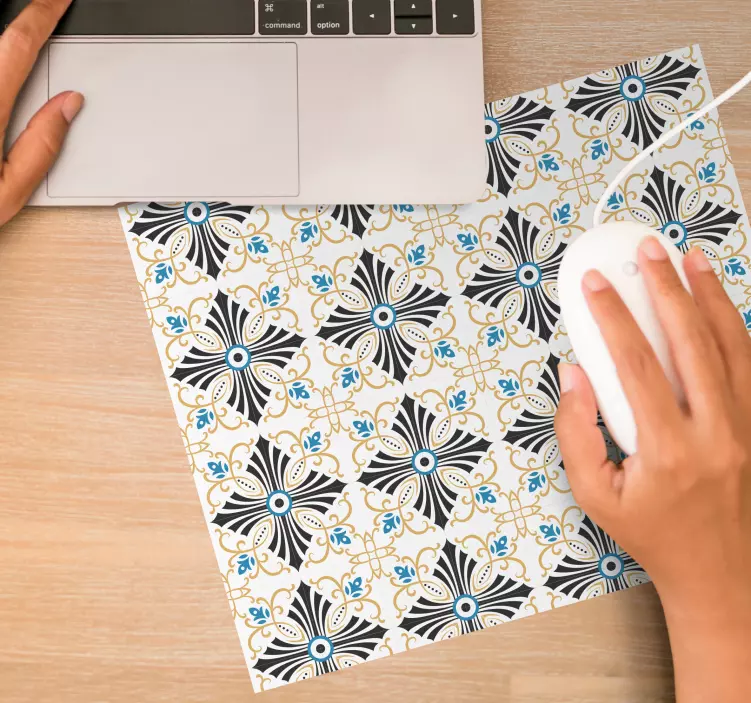 Alfombrilla ratón textura inspiración botánica elegante - TenVinilo