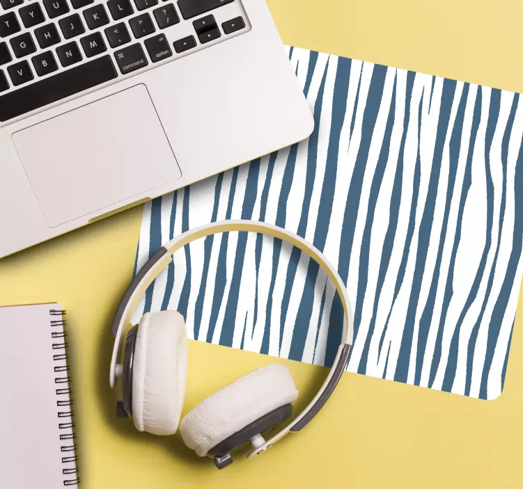 Alfombrilla ratón textura motivo a rayas chic - TenVinilo