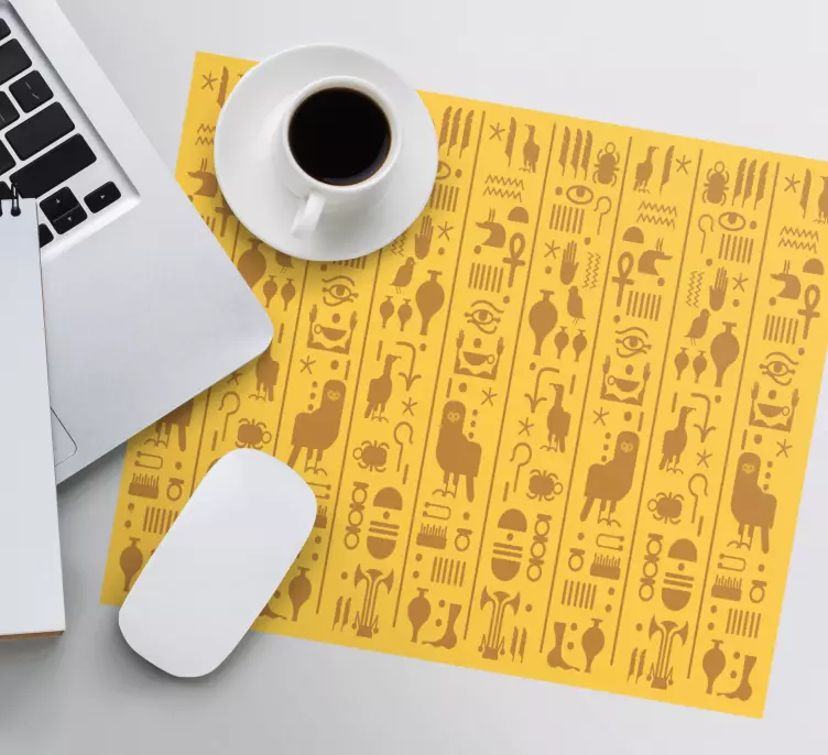 Alfombrilla ratón textura motivo animal abstracto - TenVinilo