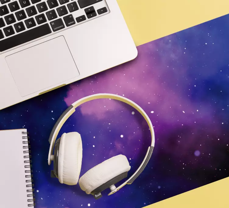 Alfombrilla ratón textura nebulosa cósmica - TenVinilo